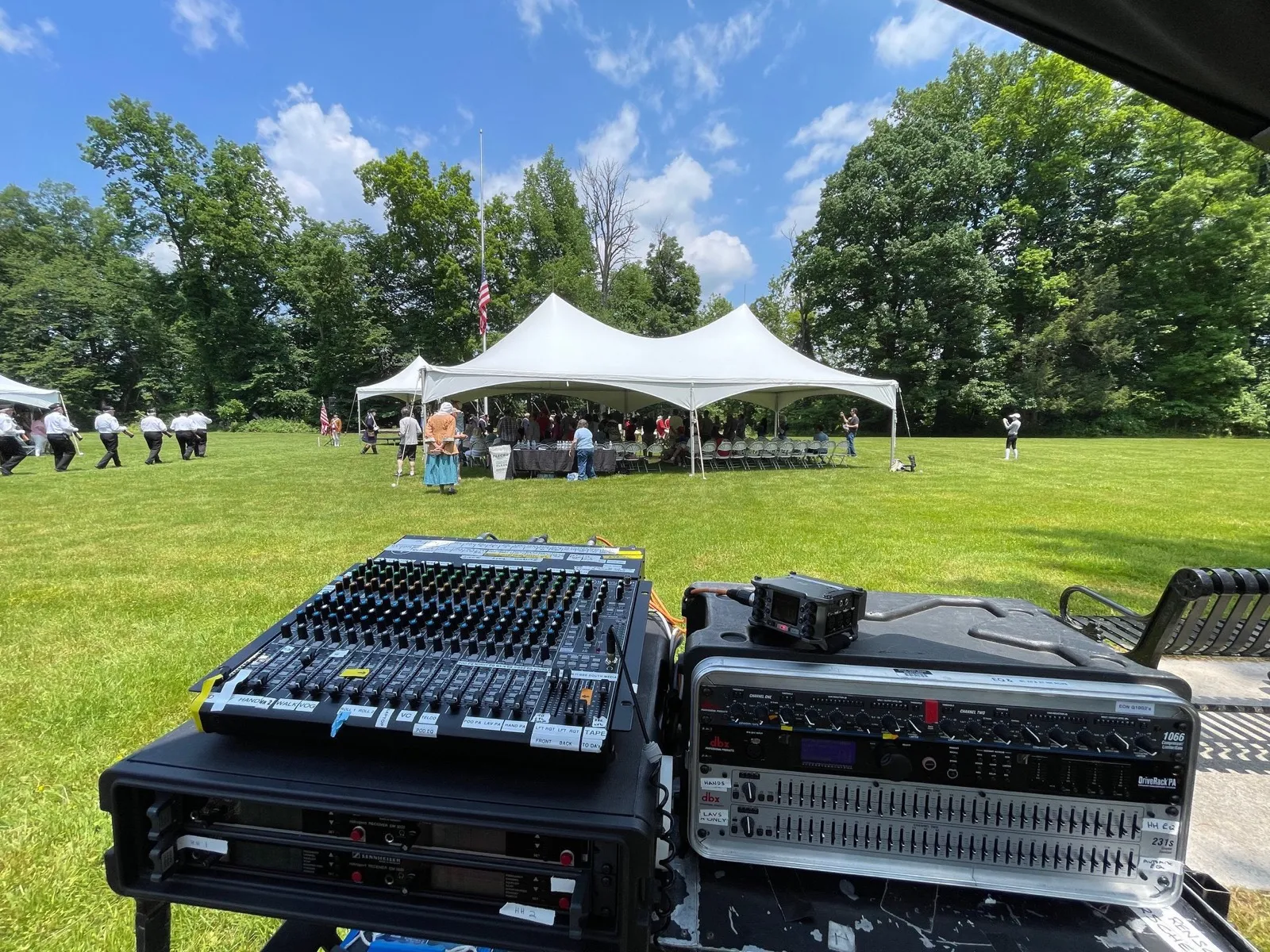 Event sound mixing position
