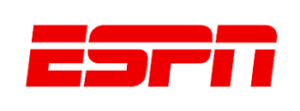 ESPN logo. NY NJ Sound provides sound recording and mixing for ESPN.