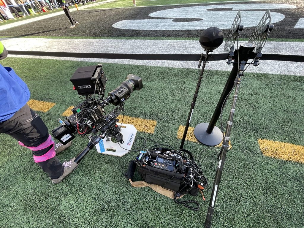 Larry Kaltenbach's Sound Recording bag for NFL Films